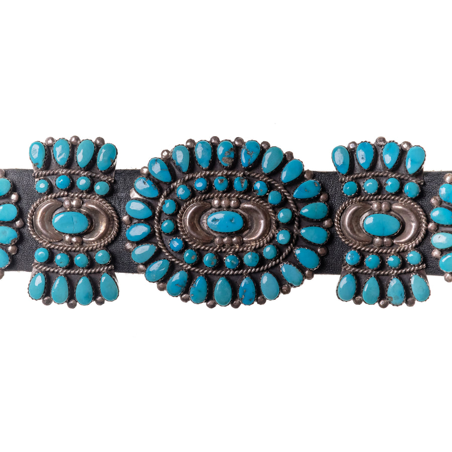 1970s CLUSTER CONCHO BELT