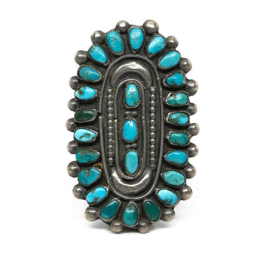 1950s ZUNI CLUSTER RING