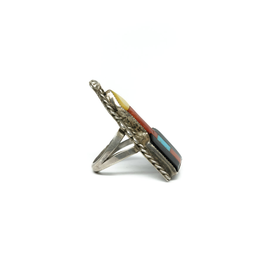 1950s INLAY SOUVINER ARROW RING