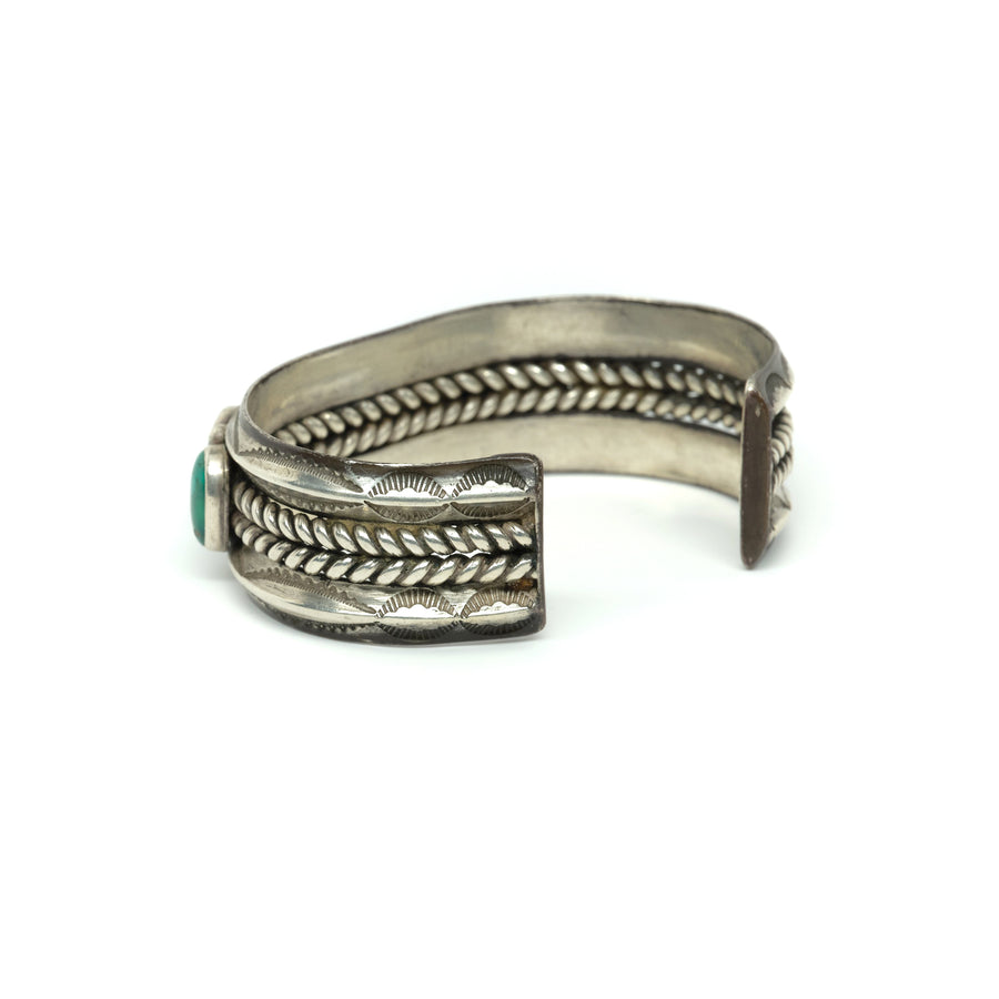 1940s BRAIDED WIRE ROW CUFF