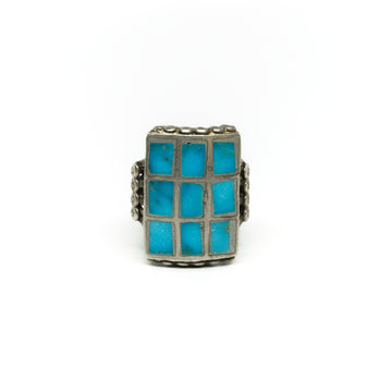 1970s INLAY SOUVENIR RING