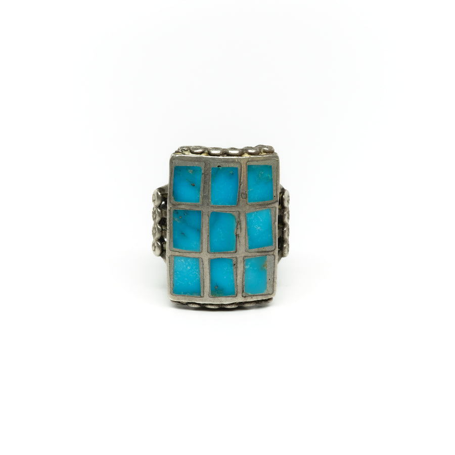 1970s INLAY SOUVENIR RING